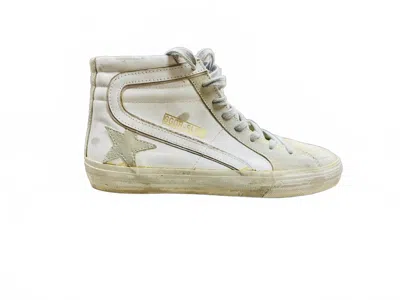 Golden Goose Men Slide Classic Sneaker In Wht/ice In Multi