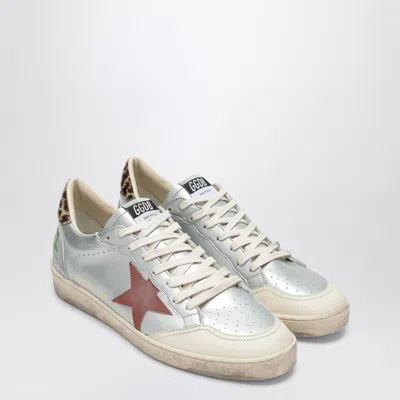 Golden Goose Men's Sneaker Ballstar //leopard In Silver
