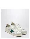 Golden Goose Stardan Leather Sneakers In White