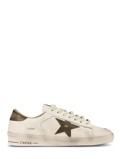 Golden Goose Men's Sneakers With Tejus Printed Star In Neutral