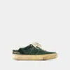 Golden Goose Soul Star Suede Linguetta E Tallone Pelle In Green