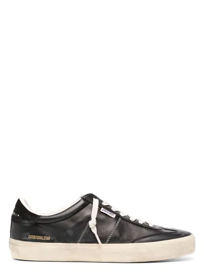 GOLDEN GOOSE MEN'S SOUL-STAR LEATHER SNEAKERS