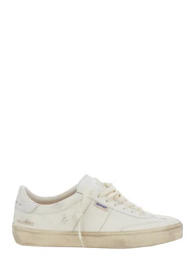Golden Goose Men Soul-star Nappa Upper Leather Hf Tongue Leather Heel In White