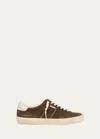 Golden Goose Men's Soul-star Suede Low-top Sneakers In Dark Brown
