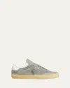 Golden Goose Men's Soul-star Suede Low-top Sneakers In Grey