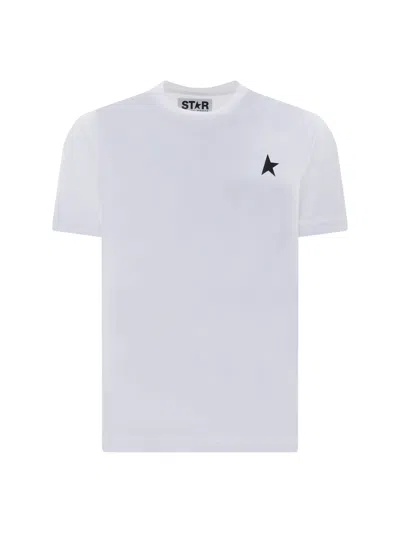 Golden Goose Men Star T-shirt In White