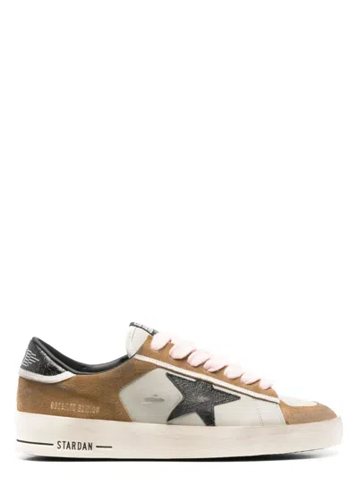 GOLDEN GOOSE MEN'S STARDAN AND LAMINATED CRACK SNEAKER