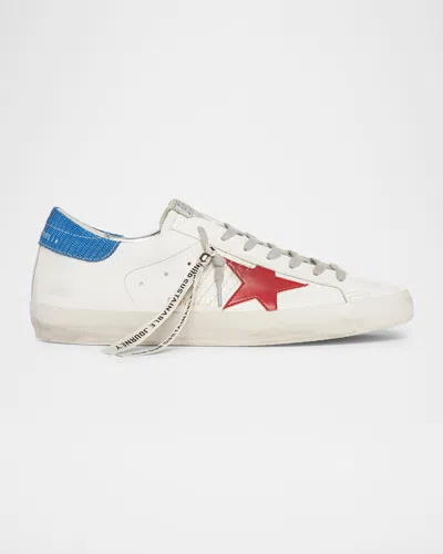 GOLDEN GOOSE MEN'S SUPER-STAR BIO-BASED LOW-TOP SNEAKERS