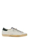 Golden Goose Super Star Leather Upper Toe And Tongue Suede Heel Sneakers Grey In Multi