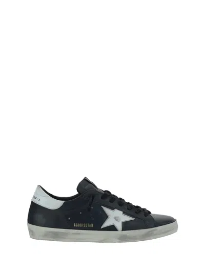 Golden Goose Super Star Classic Sneakers In Black