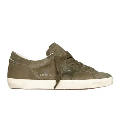 Golden Goose Men's Super-star Sneakers In Green