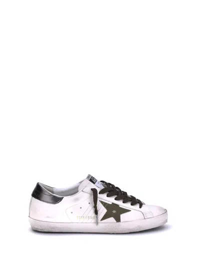 Golden Goose Men Super Star Sneakers In Red
