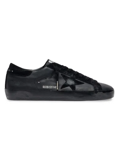 Golden Goose Deluxe Brand Super-star Low-top Sneakers In Black