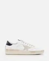 Golden Goose Men White Sneakers With Star Detail In Leather Man In White