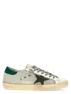 Golden Goose Deluxe Brand Multicolor Leather And Fabric Superstar Classic Sneakers In Gold