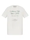 Golden Goose Journey Ms T-shirt Regular Light Cotton Jersey With Print In White