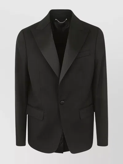GOLDEN GOOSE MEN'S TUXEDO JACKET FLAP POCKETS