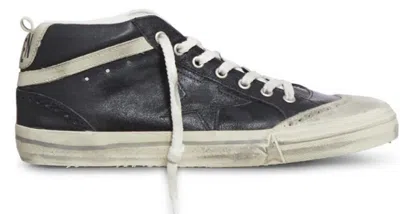 Golden Goose Men's Versatile Sneakers With Rubber Sole In Black,ice