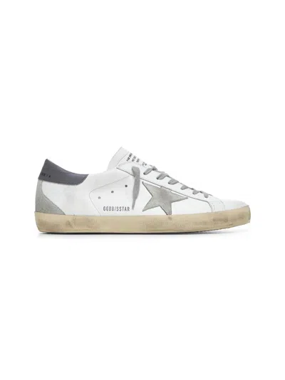 GOLDEN GOOSE GOLDEN GOOSE MEN WHITE SUPER-STAR SNEAKERS