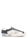 Golden Goose Men's Super-star Nappa Sneakers With Distressed Effect