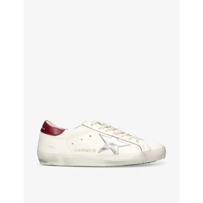 Golden Goose Superstar Exclusive 3 Leather Low-top Trainers In White/comb