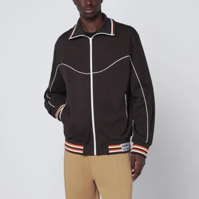 GOLDEN GOOSE MEN'S ZIP SWEATSHIRT IN TECHNICAL JERSEY