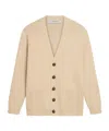 Golden Goose Mens Beige Cardigan With 'golden' Lettering On The Back In Neutral
