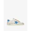 Golden Goose Stardan Croc Embossed Sneaker In Animal Print