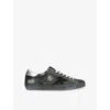Golden Goose Mens  Super Star Branded Suede Low-top Trainers In Brown/oth