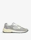 Golden Goose Grey/silver Dad-star Trainer In Grey/light