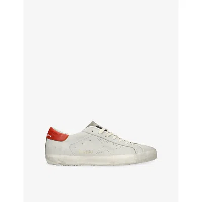 Golden Goose Mens Grey/other Men's Super-star Leather Low-top Trainers Eur 46 / 12 Uk In Gray