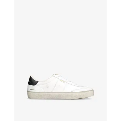 GOLDEN GOOSE MENS GOLDEN GOOSE SOUL STAR LOW-TOP LEATHER TRAINERS