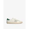 Golden Goose Mens White/comb Men's Superstar Leather Low-top Trainers Eur 46 / 12 Uk In White/comb