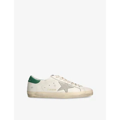 Golden Goose Mens White/comb Men's Superstar Leather Low-top Trainers Eur 46 / 12 Uk