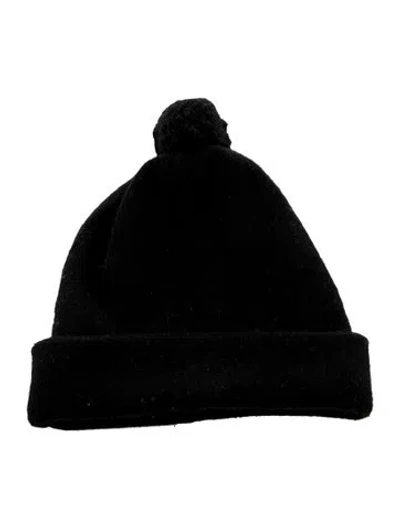 Pre-owned Golden Goose Merino Wool Beanie In Black