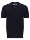 Golden Goose Merino Wool Polo Shirt Polo Shirts Black