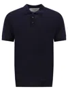 Golden Goose Merino Wool Polo Shirt Polo Shirts Black