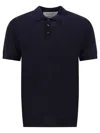 Golden Goose Merino Wool Polo Shirt Polo Shirts Black