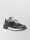 Golden Goose Black Leather And Mesh Running Dad Sneakers In Black