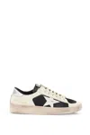 GOLDEN GOOSE GOLDEN GOOSE MESH AND LEATHER STARDAN SNEAKERS MEN