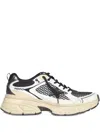 Golden Goose Leather Trainers With Mesh Panels In Multi