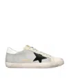 Golden Goose Mesh Superstar Sneakers In White