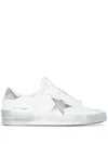 Golden Goose Women Stardan Sneakers With Laminated Star In White