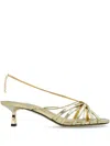 Golden Goose Metallic-effect Pumps In Gold