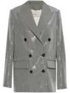 Golden Goose Journey Sequined Houndstooth Boyfriend Jacket
