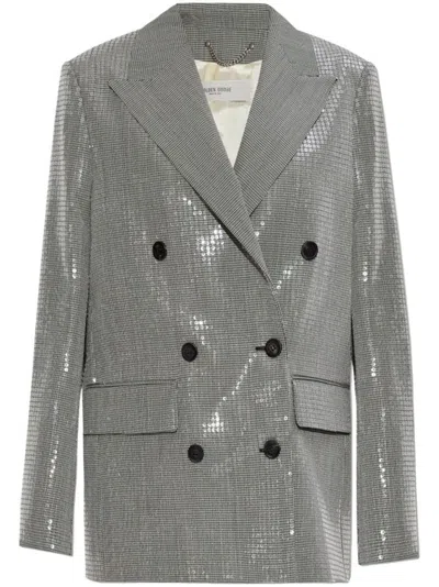 GOLDEN GOOSE MICRO PIED DE POULE CHECK BLAZER