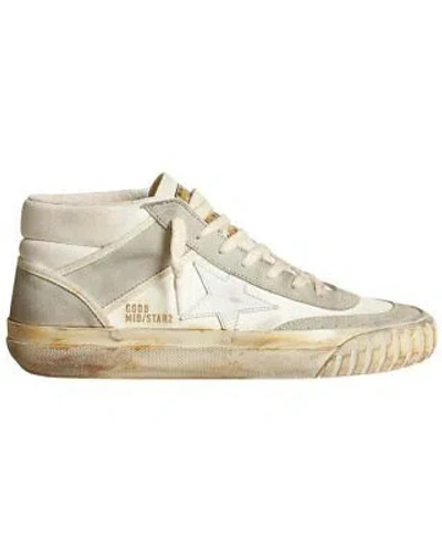 Pre-owned Golden Goose Mid Star 2 Leather Sneaker Women's In White
