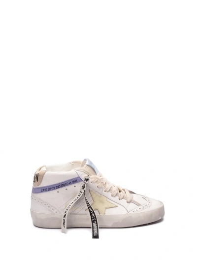 Golden Goose `mid Star Bio` Sneakers In White