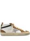 Golden Goose Db Mid Star Sneakers Brown White In Brown