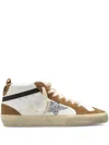 Golden Goose Db Mid Star Sneakers Brown White In Brown